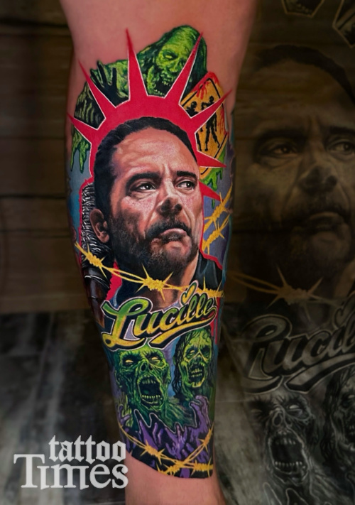 Тату ходячие мертвецы lucille