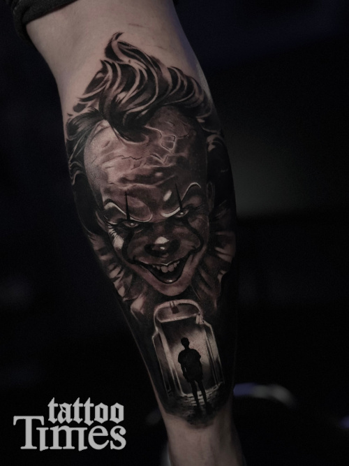 Тату клоун Оно