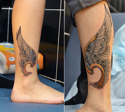 Парная татуировка Крылья